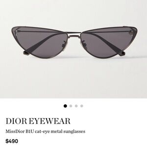 Dior Black Cat-Eye Sunglasses